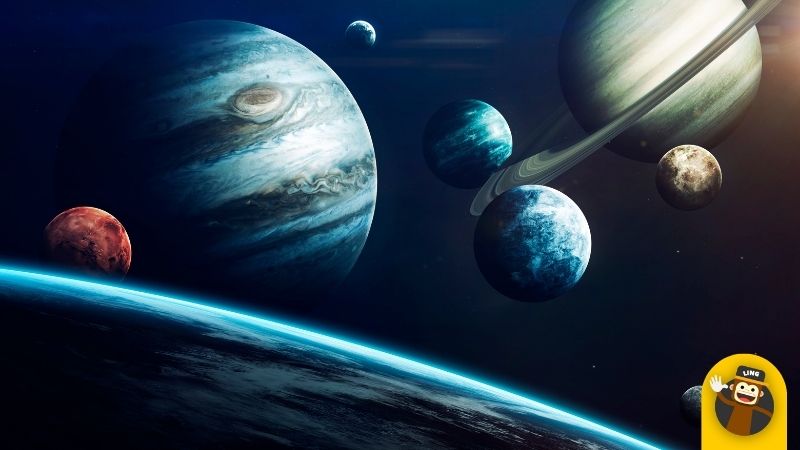 planets in German