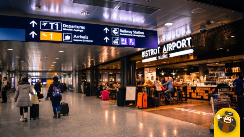 Check in at the airport in Dutch