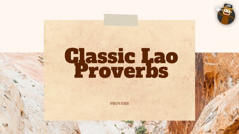 Lao Sayings