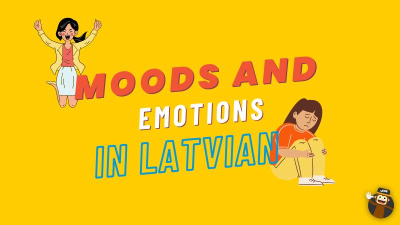 Happy and sad emotions in latvian