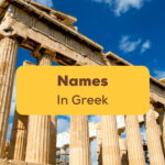 Names in Greek