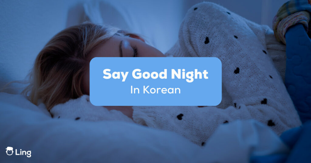 Say Good Night In Korean