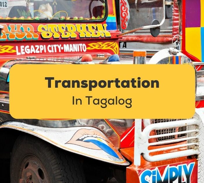 jeepney in Philippines - transportation in tagalog