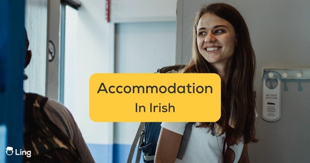 Accommodation in Irish ling app