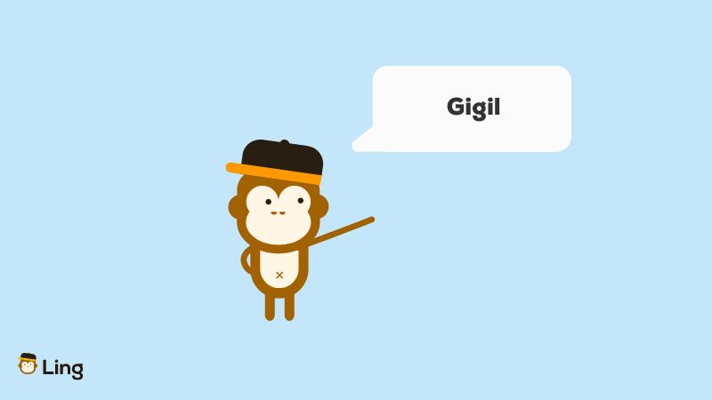 Poetisches Tagalog Wort Gigil