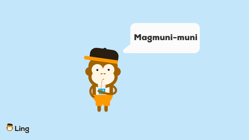 Poetisches Tagalog Wort Magmuni-muni