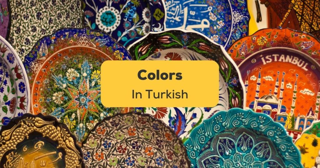 Colorful Turkish ceramic plates