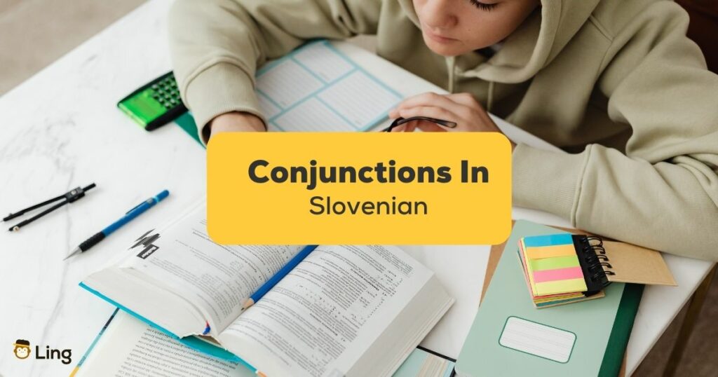 Conjunctions in Slovenian Ling App