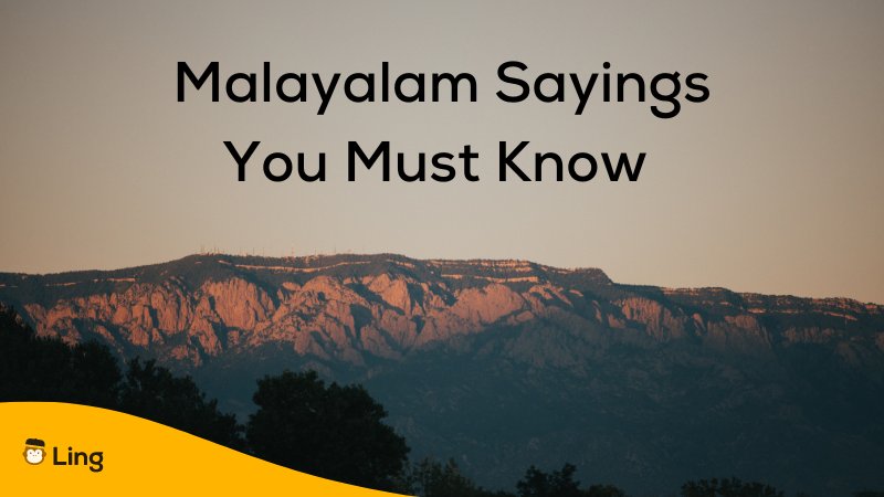 Malayalam Proverbs - Malayalam sayings
