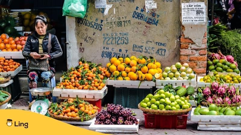 Vocab-About-Diet-In-Vietnamese-Ling-App-Vietnam-fruit-market