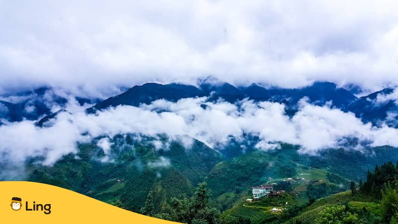 weather conditions in Vietnamese - mountain