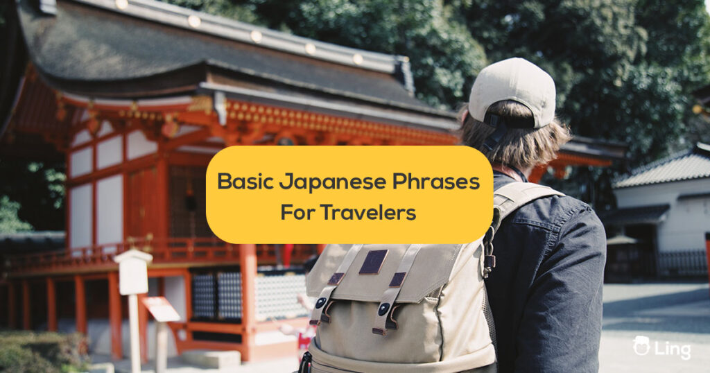 man-tourist-Japanese temple-basic japanese phrases for travelers