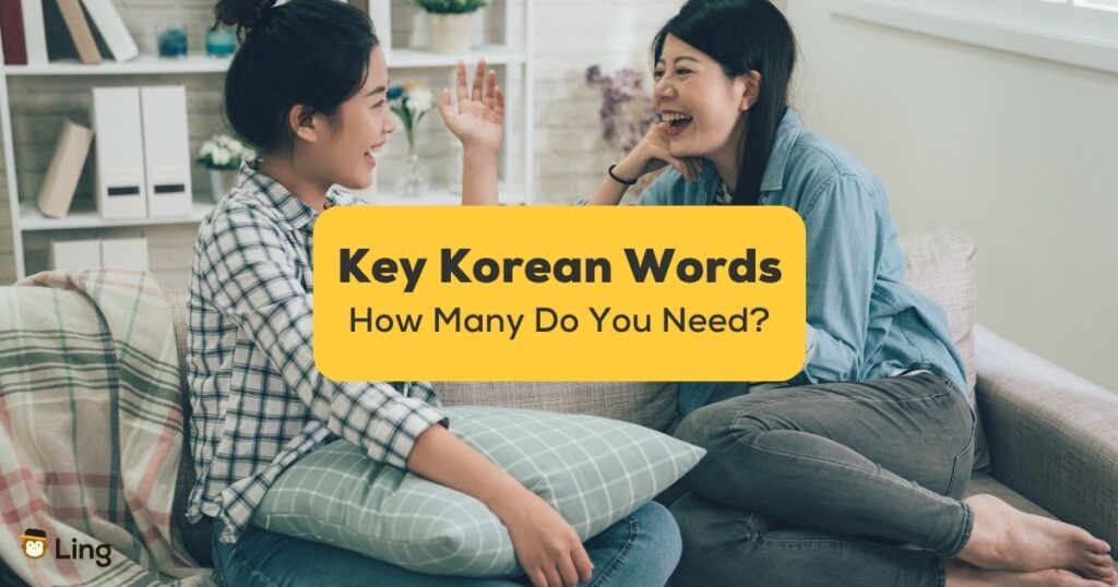 how many korean words do you need