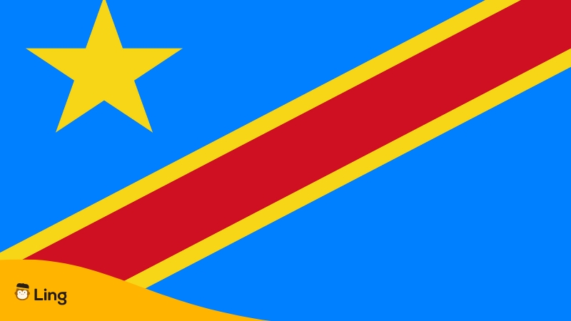 Swahili-Speaking Countries In Africa-Democratic Republic Of Congo Flag-Ling-App