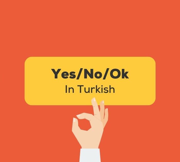 yes/no/ok in turkish