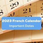2023 French Calendar