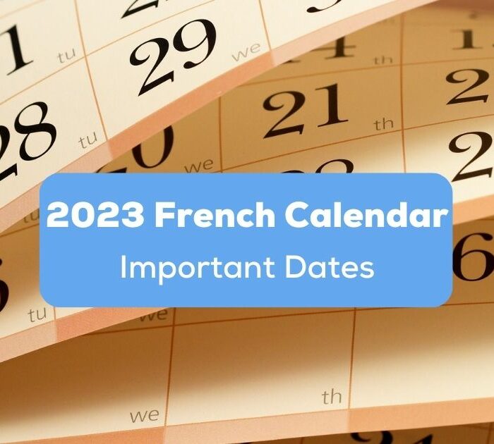 2023 French Calendar