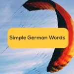 parachute-simple german words