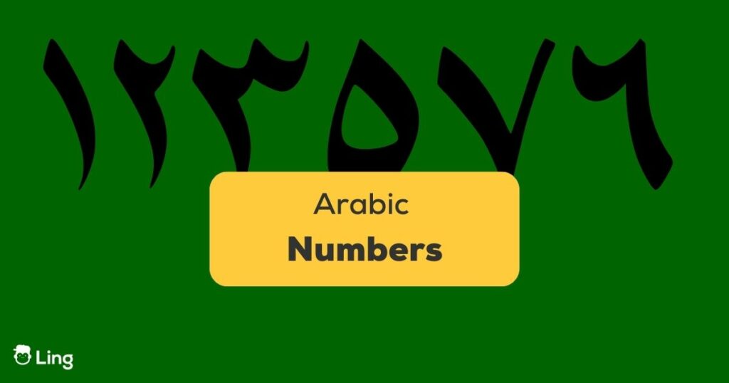 Arabic Numbers Ling App