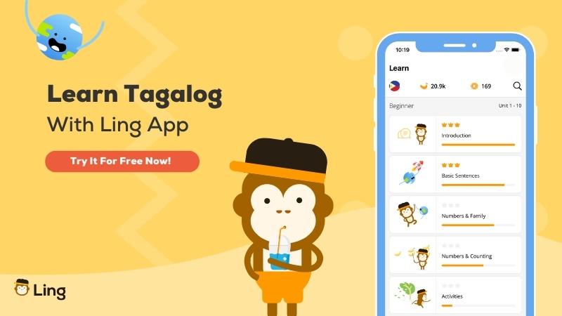 Learn Tagalog With the Ling app