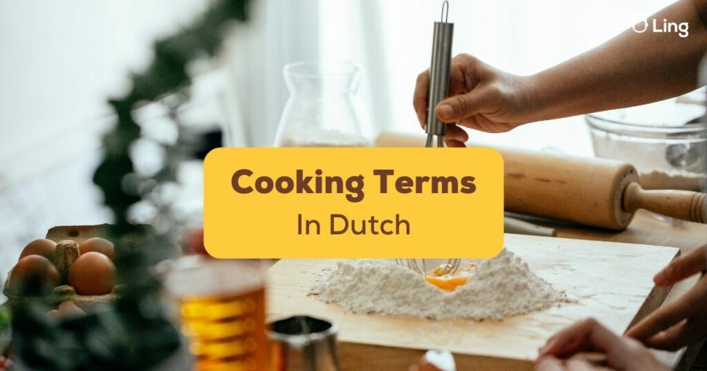 Cooking terms in Dutch