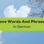 Love Words And Phrases In German