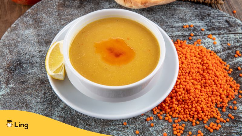 Lentil soup -Turkish Foods & Beverages 
