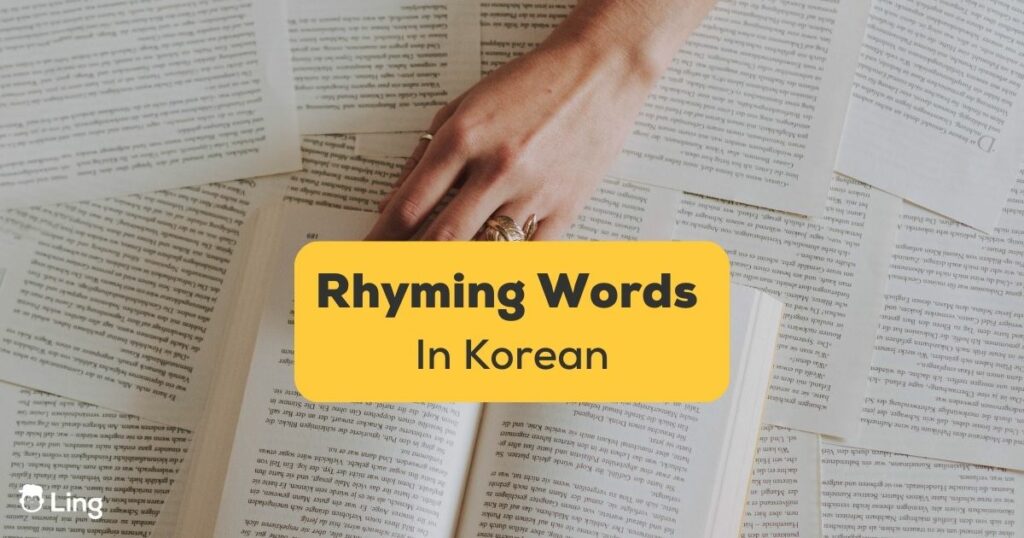 Rhyming Words In Korean Ling App