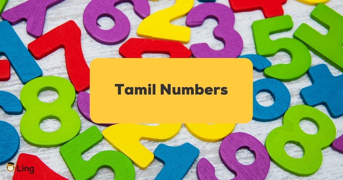 1 Guide To Tamil Numbers Guaranteed To Count Confidently! Ling App