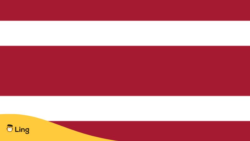 Die thailändische Flagge 1916-1917