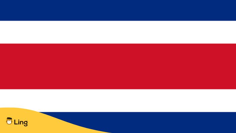Die Flagge von Costa Rice