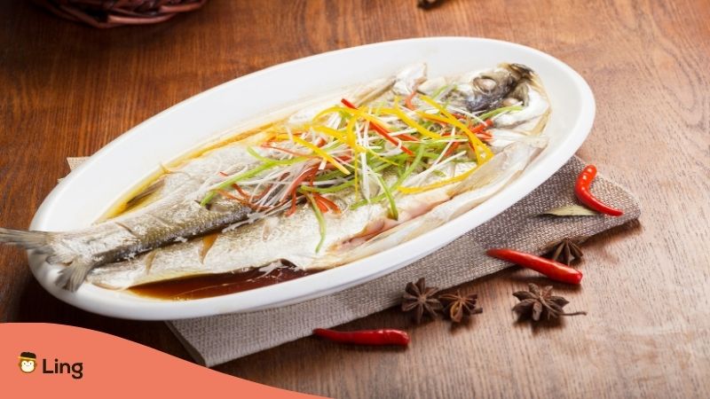 Traditional Cantonese Meals-Ling-Cantonese Steamed Fish