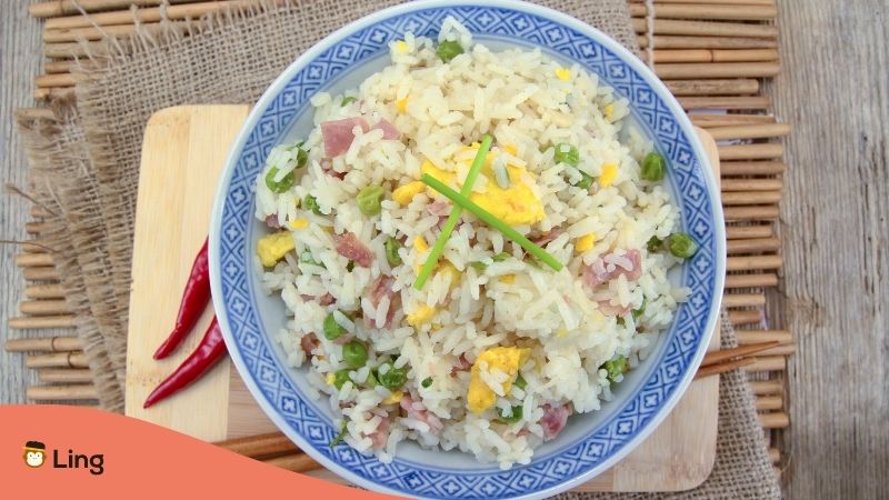 Traditional Cantonese Meals-Ling- Cantonese-Style Fried Rice