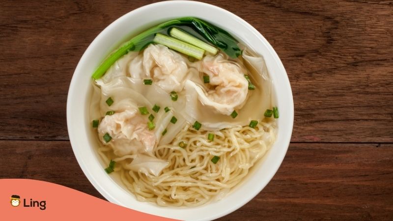 Traditional Cantonese Meals-Ling-Wonton Noodles