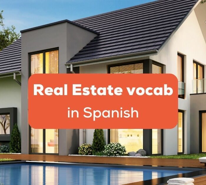 Real estate vocabulary in spanish