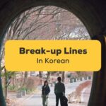 Break-up Lines In Korean - Ling