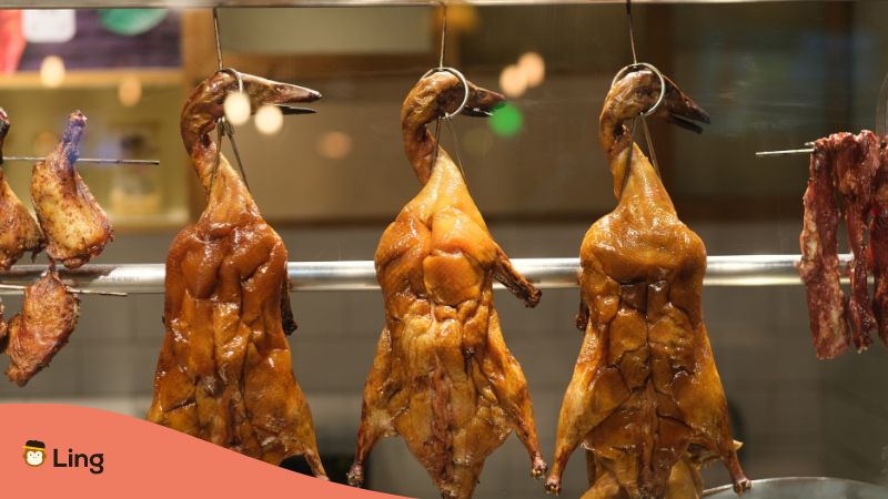 Example of Cantonese Cuisine - Pecking Duck