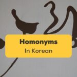Korean Homonyms Ling