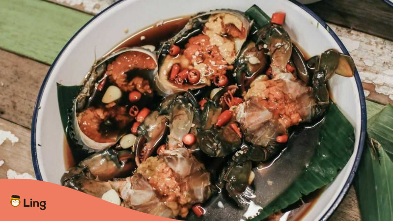 Korean food Ganjang Gejang