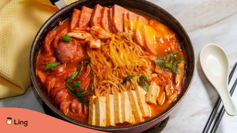 Korean food budaejjigae