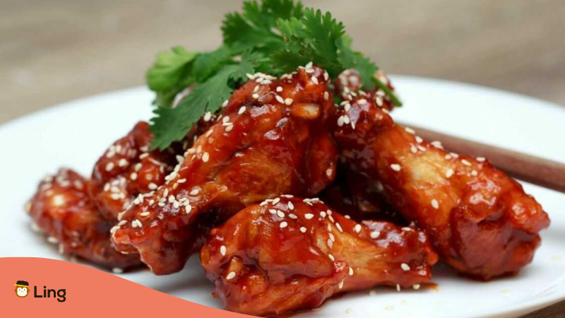 Korean food chicken