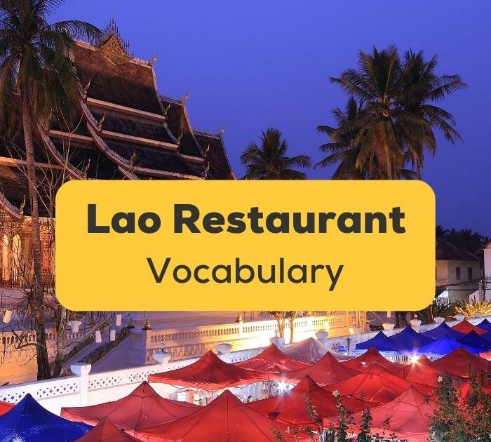 Lao Restaurant Vocabulary-ling-app-temple market