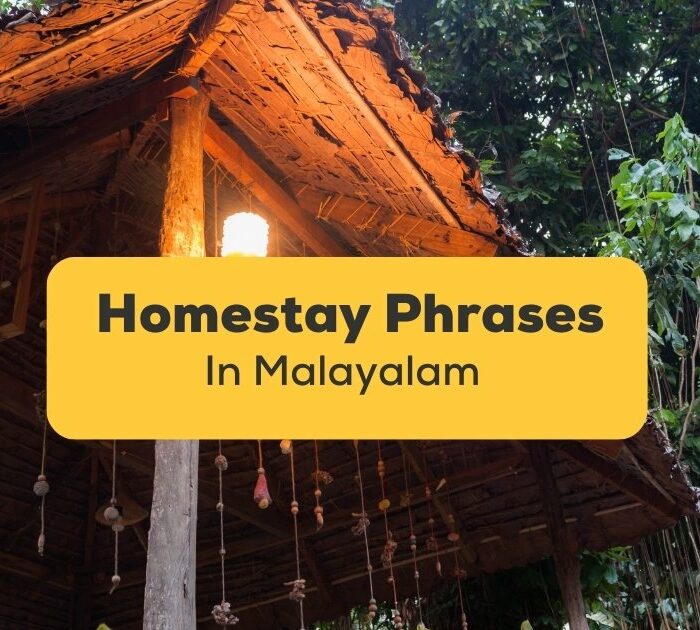 Malayalam homestay phrases