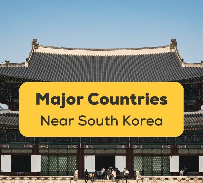 Major countries near South Korea