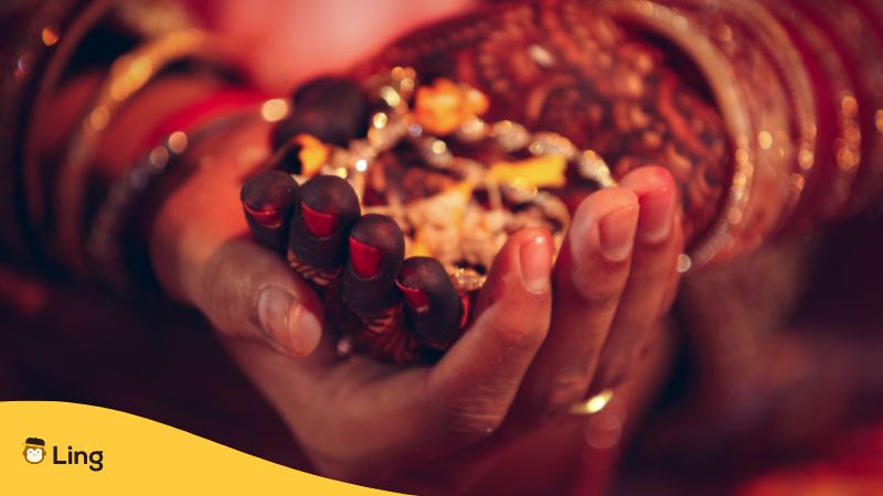 Tamil Wedding Traditions_ling app_learn tamil_Bride and Groom