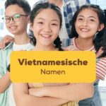 Vietnamesische Junge und Mädchen die Vietnamesische Namen haben