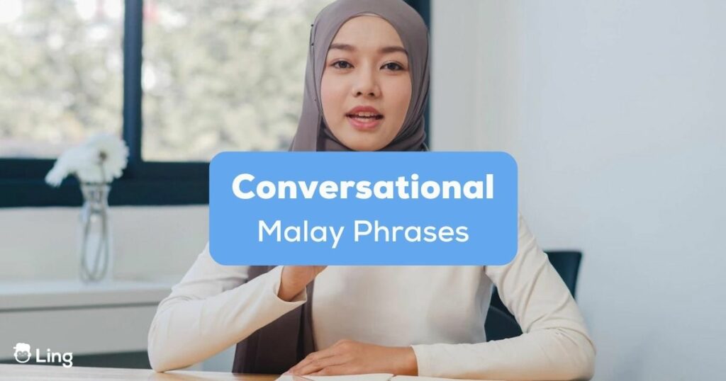 A gorgeus lady speaking conversational Malay phrases.