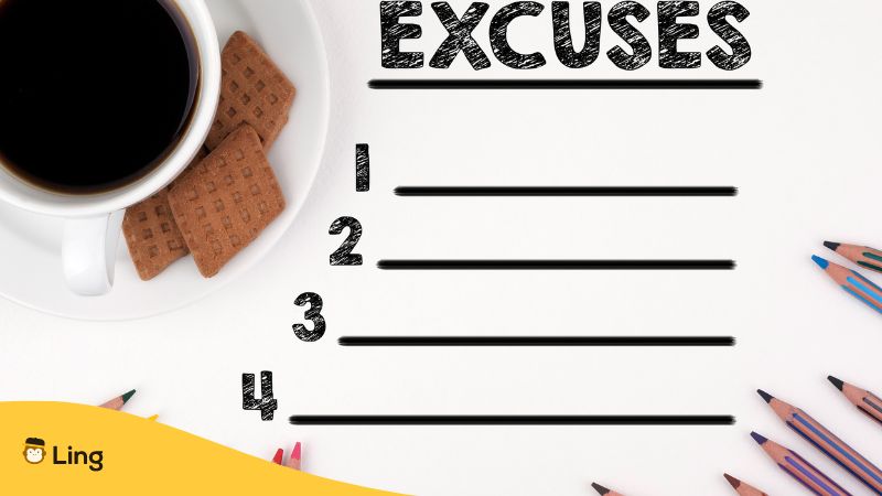 This Malay idiom wants you to stop making excuses!