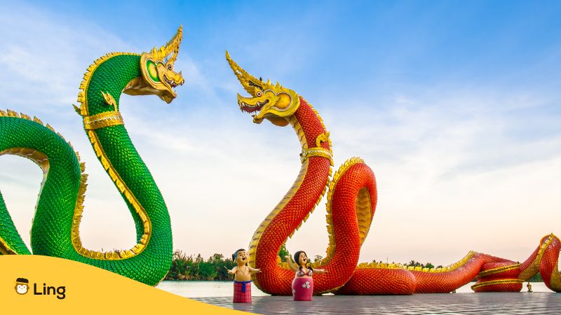 malay-myths-and-folktales - The naga is a sea serpent that was as powerful as a god.