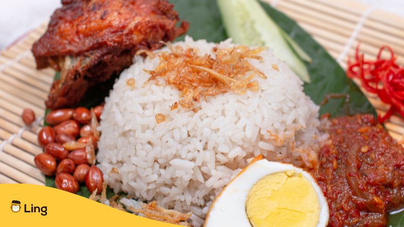 Meet nasi lemak: a humble dish with humble origins that packs an incredible punch of flavor!